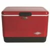 Coleman Vintage 54-Quart Steel Belted Cooler Red