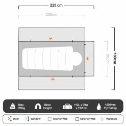 Oztent Bunker Lite OVERLAND GROUND TENTS 7 Oztent Bunker Lite OVERLAND GROUND TENTS