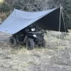 Kodiak Canvas Super 6 Awning Tarp With Galvanized Steel Poles SHELTERS & VEHICLE AWNINGS