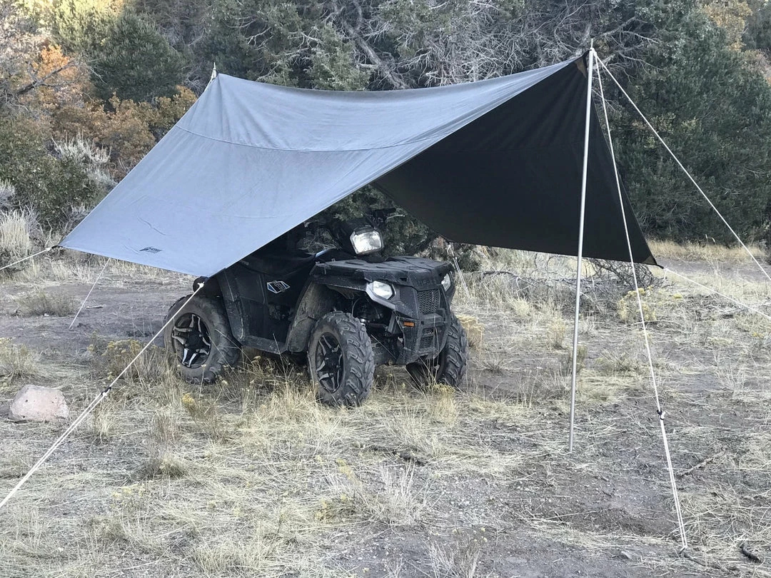 Kodiak Canvas Super 6 Awning Tarp With Galvanized Steel Poles SHELTERS & VEHICLE AWNINGS 1 Kodiak Canvas Super 6 Awning Tarp With Galvanized Steel Poles SHELTERS & VEHICLE AWNINGS
