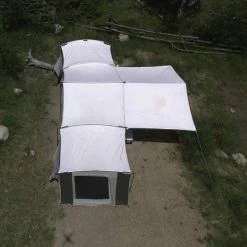 CABIN TENTS Kodiak Grand Cabin 12 Person Tent With Awning #6160