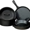 Lodge Cookware Lodge 5 Piece Pre Seasoned Cast Iron Cookware Set