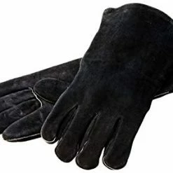 Lodge Logic High Heat Leather Gloves