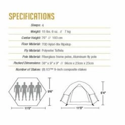 Catoma Eagle SpeeDome 4 Person 3 Season Tent - Restock August 15, 2022