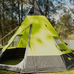 Oztent DOME TENTS Malamoo Teepee 6 Person Tent 7 Oztent DOME TENTS Malamoo Teepee 6 Person Tent
