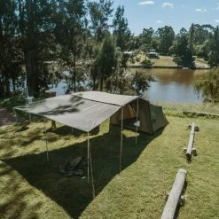 Oztent SV5 Max Tent With A Zip In Tarp Extension CANVAS TENTS