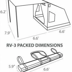 Oztent RV 3 - 4 Person 30 Second Tent CANVAS TENTS