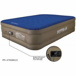 Pittman Outdoors Pittman Queen Extreme 20" Double High With Built In Electric Pump - PPI-XTREME20