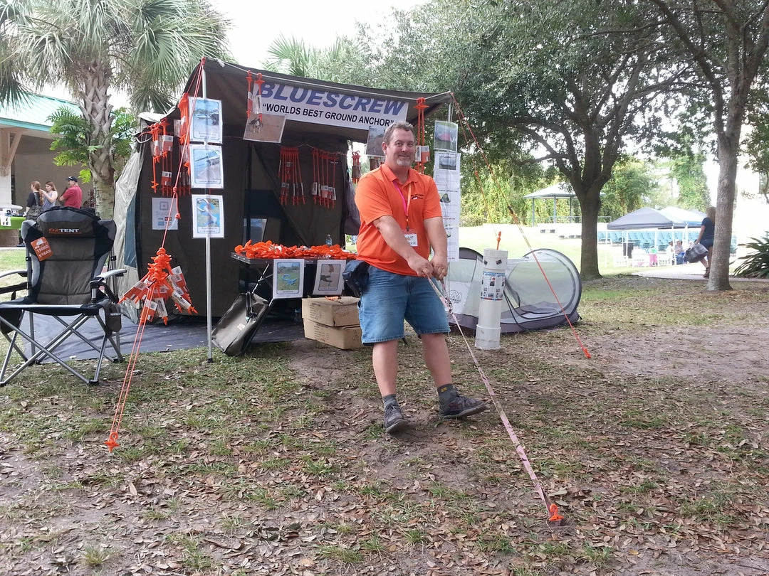 Oztent Bluescrew Small Ground Anchor / Stake CAMPING MUST HAVES 23 Oztent Bluescrew Small Ground Anchor / Stake CAMPING MUST HAVES