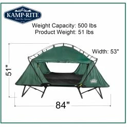 Kamp Rite 2 Person Tent Cot W/Rainfly - TB343