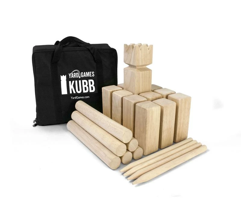 Yard Games Hardwood Kubb Game Set CAMPING MUST HAVES 1 Yard Games Hardwood Kubb Game Set CAMPING MUST HAVES
