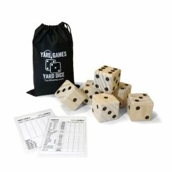 Yard Games CAMPING MUST HAVES Wooden Outdoor Yard Dice