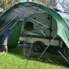 TEARDROP TRAILER ACCESSORIES PahaQue R-POD Awning Front Wall Mesh Accessory - AWPFM