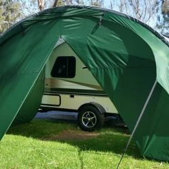 PahaQue R-POD Shelter Solid Side Front Wall Accessory - AWPFW TEARDROP TRAILER ACCESSORIES