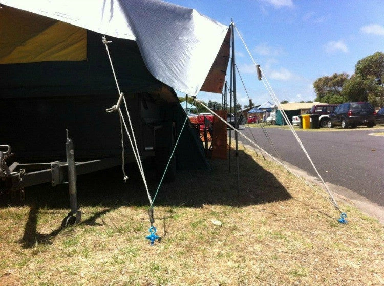 Oztent Bluescrew Small Ground Anchor / Stake CAMPING MUST HAVES 15 Oztent Bluescrew Small Ground Anchor / Stake CAMPING MUST HAVES