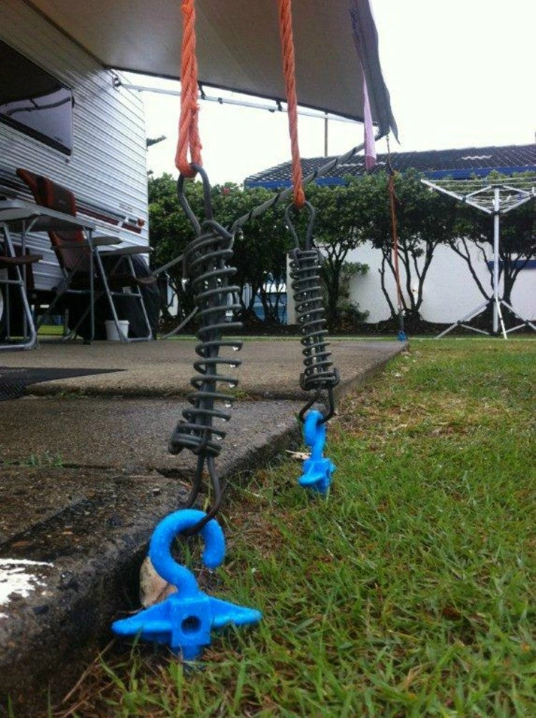 Oztent Bluescrew Small Ground Anchor / Stake CAMPING MUST HAVES 3 Oztent Bluescrew Small Ground Anchor / Stake CAMPING MUST HAVES