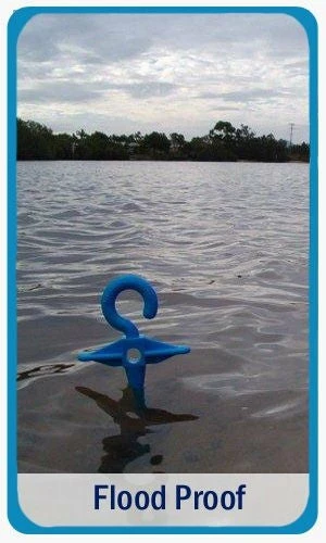 Oztent Bluescrew Large Sand Anchor / Stake 10 Oztent Bluescrew Large Sand Anchor / Stake