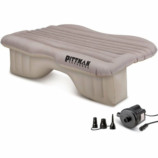 Pittman Outdoors AirBedz Inflatable Rear Seat Air Mattress Fits Jeeps, Car, SUV's & Mid-size Trucks - PPI-Tan_PV_Carmat 1 Pittman Outdoors AirBedz Inflatable Rear Seat Air Mattress Fits Jeeps, Car, SUV's & Mid-size Trucks - PPI-Tan_PV_Carmat