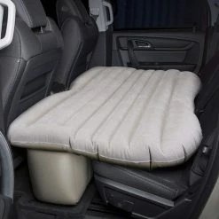Pittman Outdoors AirBedz Inflatable Rear Seat Air Mattress Fits Jeeps, Car, SUV's & Mid-size Trucks - PPI-Tan_PV_Carmat