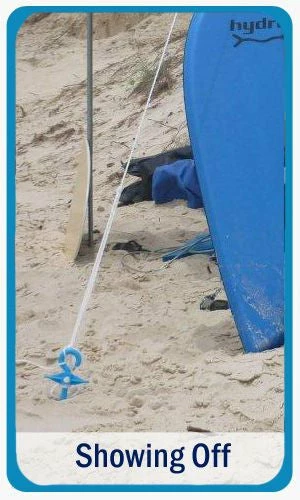 Oztent Bluescrew Large Sand Anchor / Stake 18 Oztent Bluescrew Large Sand Anchor / Stake