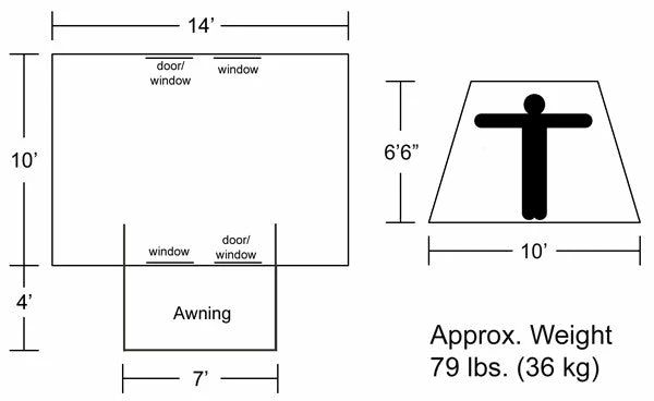 Kodiak Flex-Bow Deluxe 6014 8 Person Tent 2 Kodiak Flex-Bow Deluxe 6014 8 Person Tent